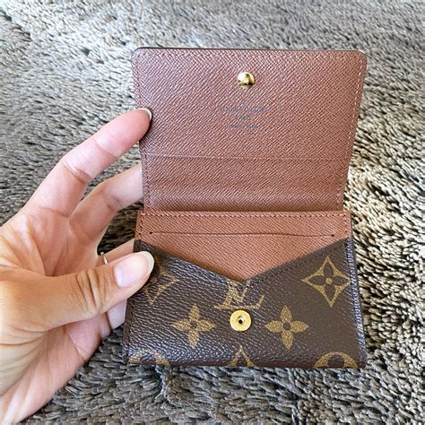 fake red louis vuitton card holder|louis vuitton card holder real.